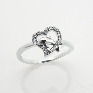 Dolphin Sterling Silver Ring